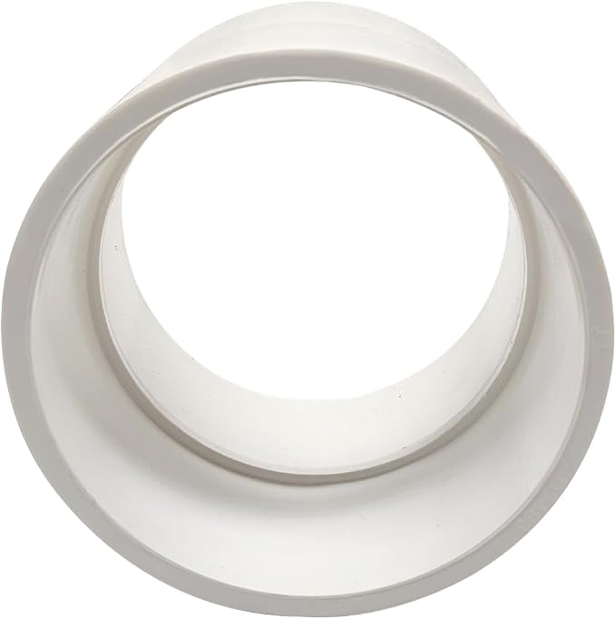 4" PVC Pipe Coupling Slip SCH40 White | Connector Adapter Pipe Fitting - Image 3