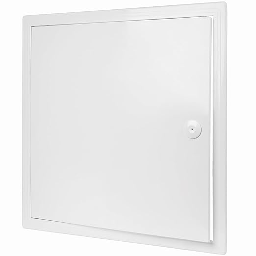 18" x 18" White ABS Plastic Plumbing Access Panel by ECOPROVENT