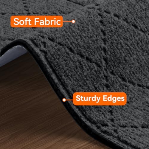 Stair Treads for Wooden Steps 18 PCS, Non Slip Rugs Dark Grey - Image 2