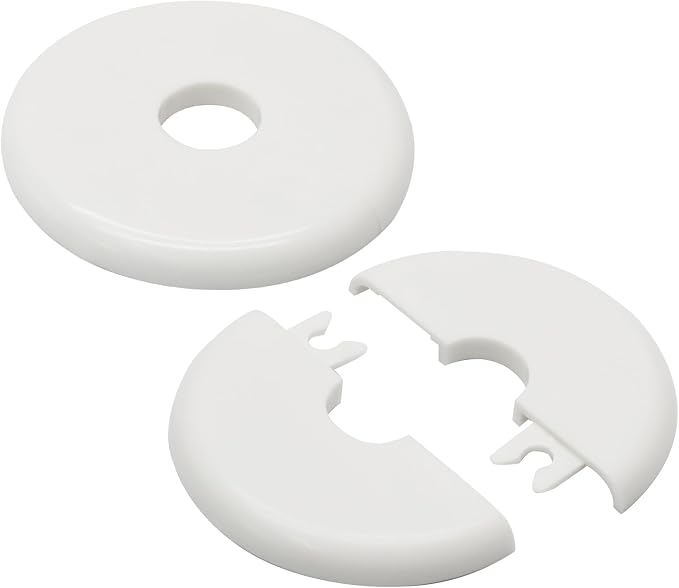 2 Pcs Wall Split Flange, Plumbing Cover Plates by Moicstiy