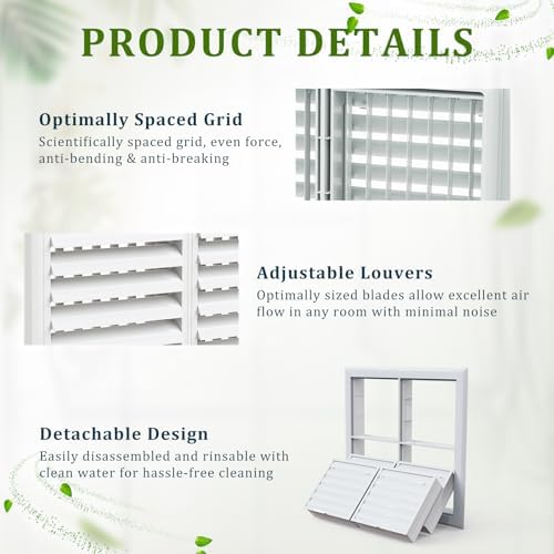 16x16 Air Vent Covers, Air Return Vent Cover Grill - Image 3