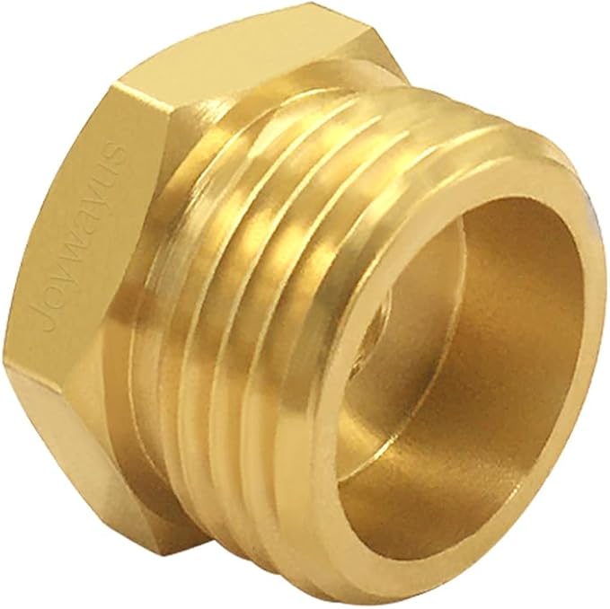 Joywayus 2PCS 3/4 GHT Male to 3/8 Compression Female Thread Bushing Pipe Fitting - Image 6