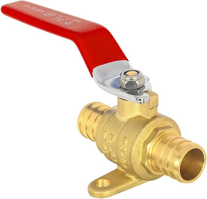 40-Pack EFIELD 3/4-inch Crimp Pex Full Port Shut-off Brass Ball Valve - Image 5