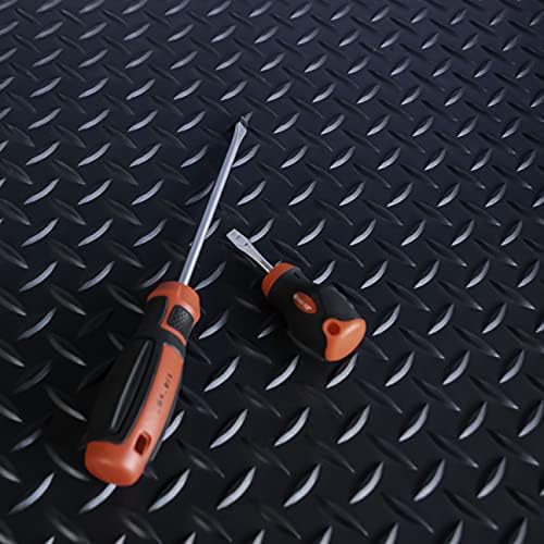 Workforce Vinyl Diamond Plate Commercial Grade Matting, Heavy Duty Floor Mat - Image 7