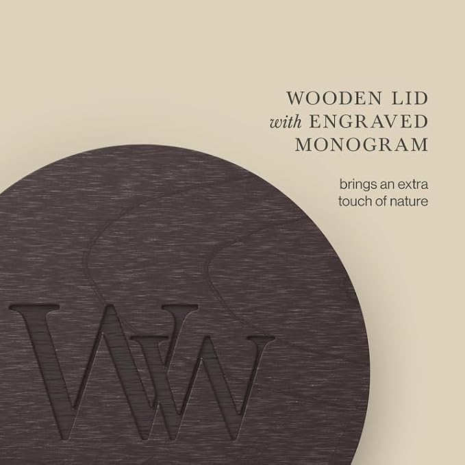 WoodWick Medium Hourglass Candle White Teak - Image 6