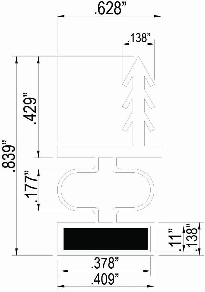 TMH Magnetic Weather Stripping Door Seal - Image 3