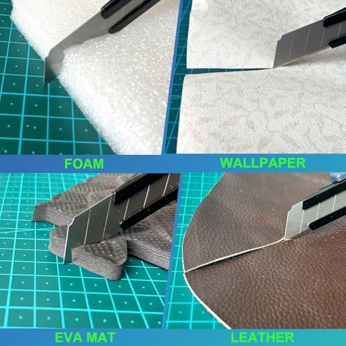 18mm Utility Knife, Auto-Lock Heavy Duty Retractable Box Cutter - Image 5