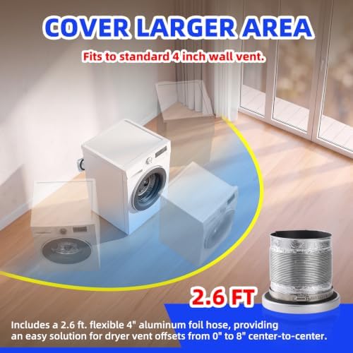 Magnetic Dryer Vent Connector Kit Dryer Vent Attachment Coupling Kit - Image 4