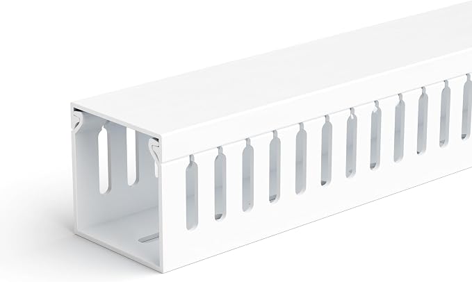2" H x 2" W Cable Raceway, 132in Under Desk Wire Management Channel, 16.5in Each by ZhiYo