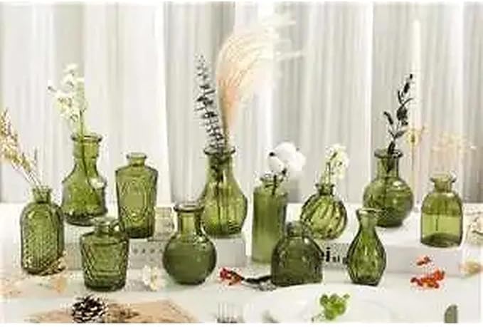 Mini Bud Vases Centerpieces for Tables, Small Flower Vases Suitable for - Image 8