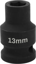 1/2" Drive 13mm Deep Impact Socket, 6 Point Chrome Molybdenum Steel Heavy Duty by YTkavq