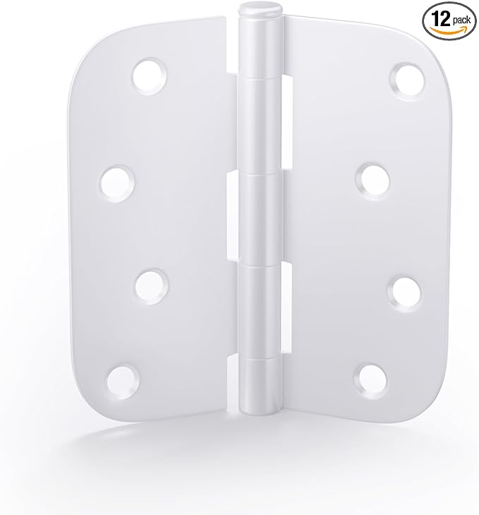 12 Pack goldenwarm 4 inch Door Hinges White Exterior Door Hinges by goldenwarm