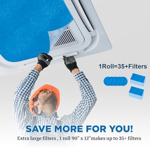 Air Vent Filters Roll, MERV 8 Triple Vent Filter Kit - Image 7