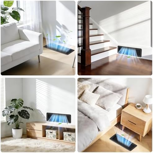 4 Pack Floor Vent Covers, Floor Register 4" x 14", Adjustable Decorative Vent - Image 7