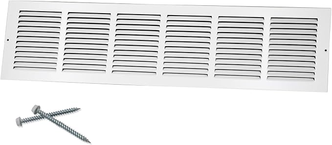 Howeall 30"W x 6"H Steel Return Air Grille, Air Return Vent Cover by Howeall