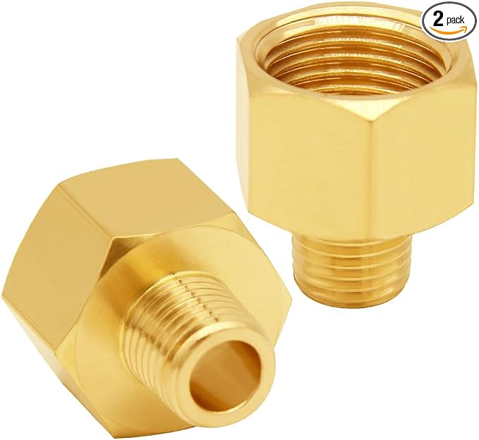 Uenede Brass 1" NPT Female to 3/4" NPT Male Reducer Adapter by Uenede