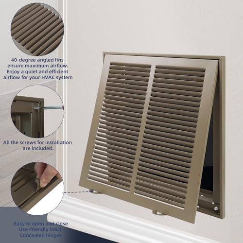 16x20 Return Air Grille, Air Return Vent Cover - Image 6