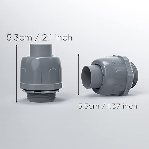 Conduit Connectors, 1/2 Inch, Non-Metallic, - Image 3