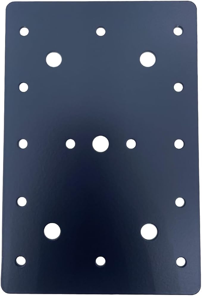 4 PCS 6"X4" Straight Steel Flat Plate, Heavy Duty Mending Plate Joining Brackets - Image 4