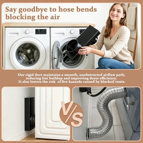 Periscope Dryer Vent, 0-5" Telescoping Dryer Vent Stainless Steel Adjustable - Image 5