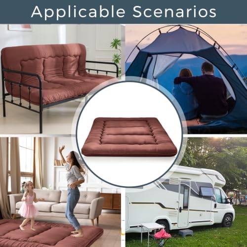 MAXYOYO 6" Extra Thick Japanese Floor Mattress Queen Folding Futon Mattress - Image 3