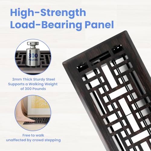 Howeall 4x10 Inches 6 Pack Heavy Duty Walkable Floor Register - Image 2