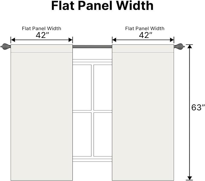 H.VERSAILTEX Blackout Curtains Thermal Insulated Window Treatment Panels Room - Image 6