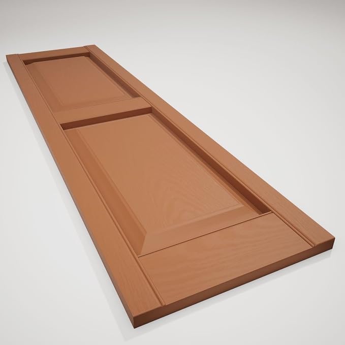 12 in. W x 75 in. H Builders Edge, Standard Two Equal Panels, Raised Panel - Image 6