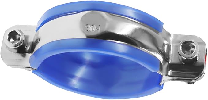 Adjustable Pipe Bracket Clamp, Heavy Duty Split Ring Hanger, TTZEZE SUS304 Wall - Image 5
