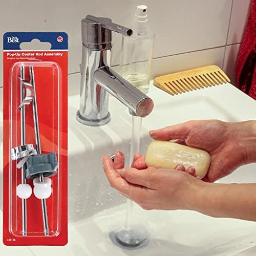 Do it Best Bathroom Sink Stopper Replacement Pop Up Center Assembly- Ball Rod- - Image 6