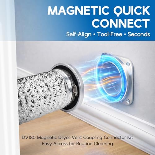DV180 Magnetic Dryer Vent Coupling Connector Kit - Image 4