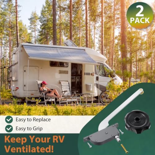 2 Pack RV Roof Vent Operator Assembly - Image 6