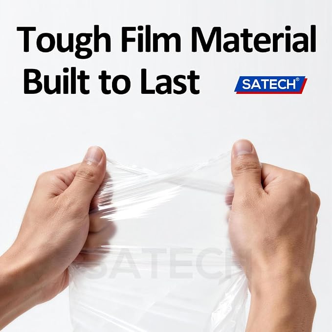 SATECH Plastic Zipper Door Dust Barrier Heavy-Duty Plastic Protector Sheeting - Image 6