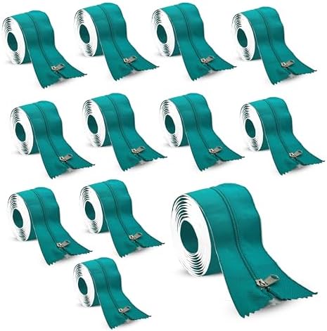 Peel and Stick Zipper 12 Pack by Unknown