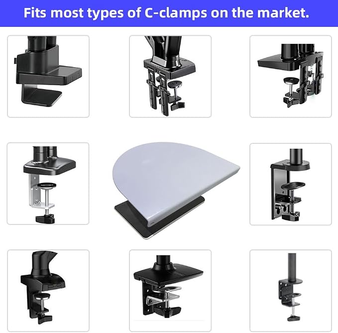 Steel Monitor Mount Reinforcement Plate, Monitor Arm Reinforcement Plate | - Image 6
