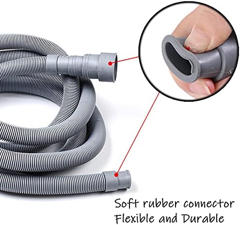 HLMOptimo 6 Feet Washing Machine Drain Hose Flexible Dishwasher Drain Hose - Image 4