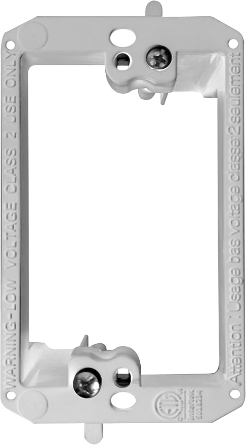 BestMounts Low Voltage Mounting Bracket 1 Gang, 5 Pack - Image 2
