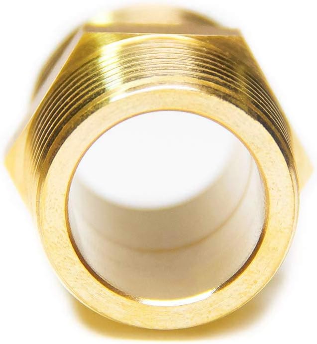 Joywayus 3/4" G Thread Male × 3/4" NPT Thread Male Brass Pipe Fitting Adapter - Image 6