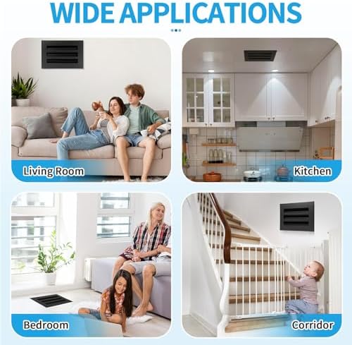 10x6 Modern AC Vent Cover, Decorative Air Vent Register Grille - Image 6