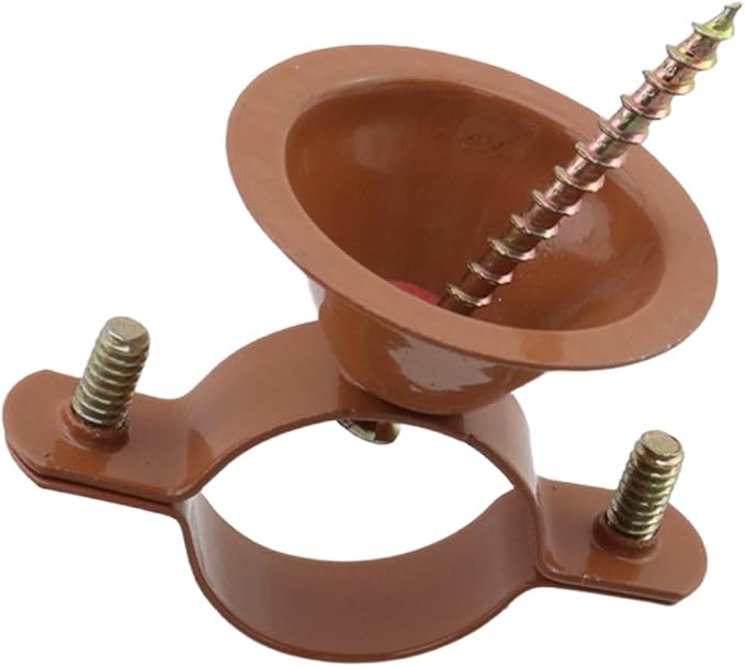 10pcs 1" Hanging Pipe Clamps Metal Pipe Supports Bell Hangers | 1" Cable Holders - Image 3