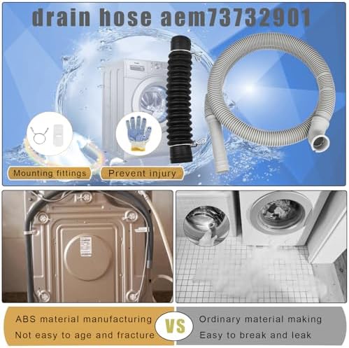 AEM73732901 AEM73213001 Washer Drain Hose - Image 3