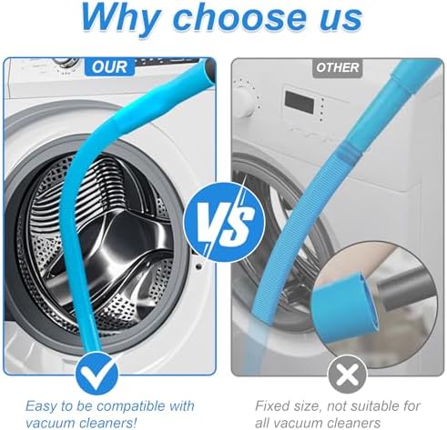 Upgraded Dryer Vent Cleaner Kit: Universal Vacuum Hose Attachment - Image 4