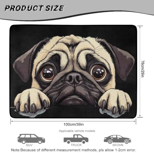 Funny Puppy Universal Car Trunk Mat 29"x39" - Image 7