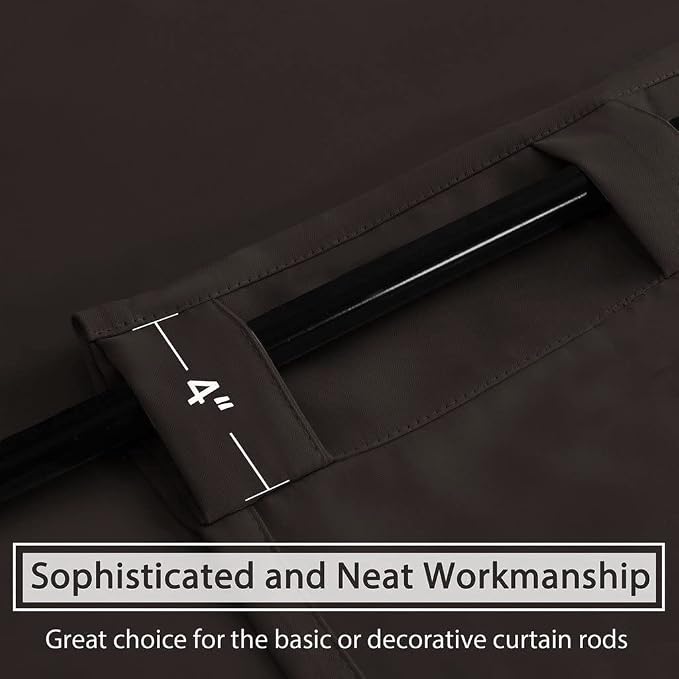 H.VERSAILTEX Blackout Curtains Thermal Insulated Window Treatment Panels Room - Image 8