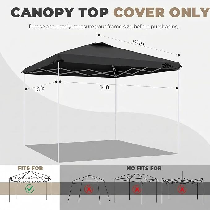 10x10ft Replacement Canopy Top - Image 2