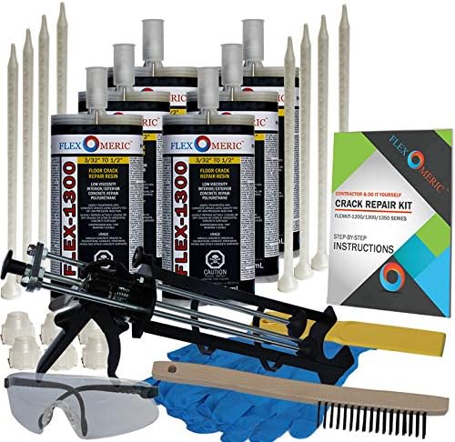 Concrete Floor Crack Repair Kit by Flexomeric+Crack+Repair+Products
