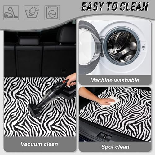 Zebra Stripe Waterproof Car Trunk Mat 29"x39" - Image 5
