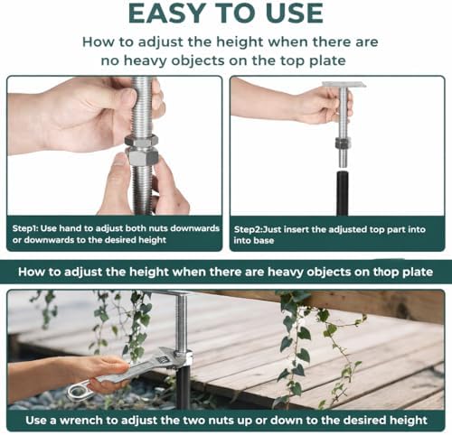 4PCS Adjustable House Floor Jacks - Image 5