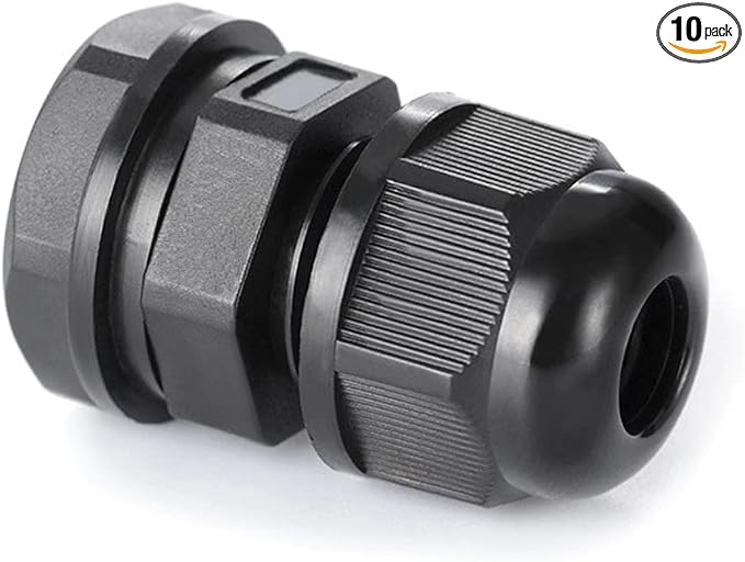 PENGLIN 10PCS 1/4" NPT Nylon Cable Connector Strain Relief Cord Connector | by PENGLIN