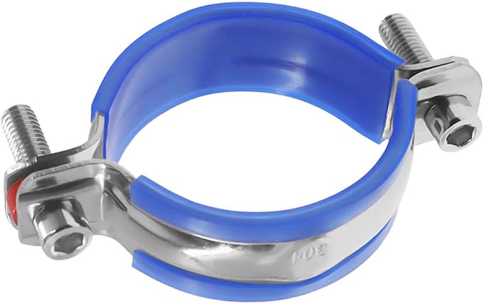 Adjustable Pipe Bracket Clamp, Heavy Duty Split Ring Hanger, TTZEZE SUS304 Wall - Image 4